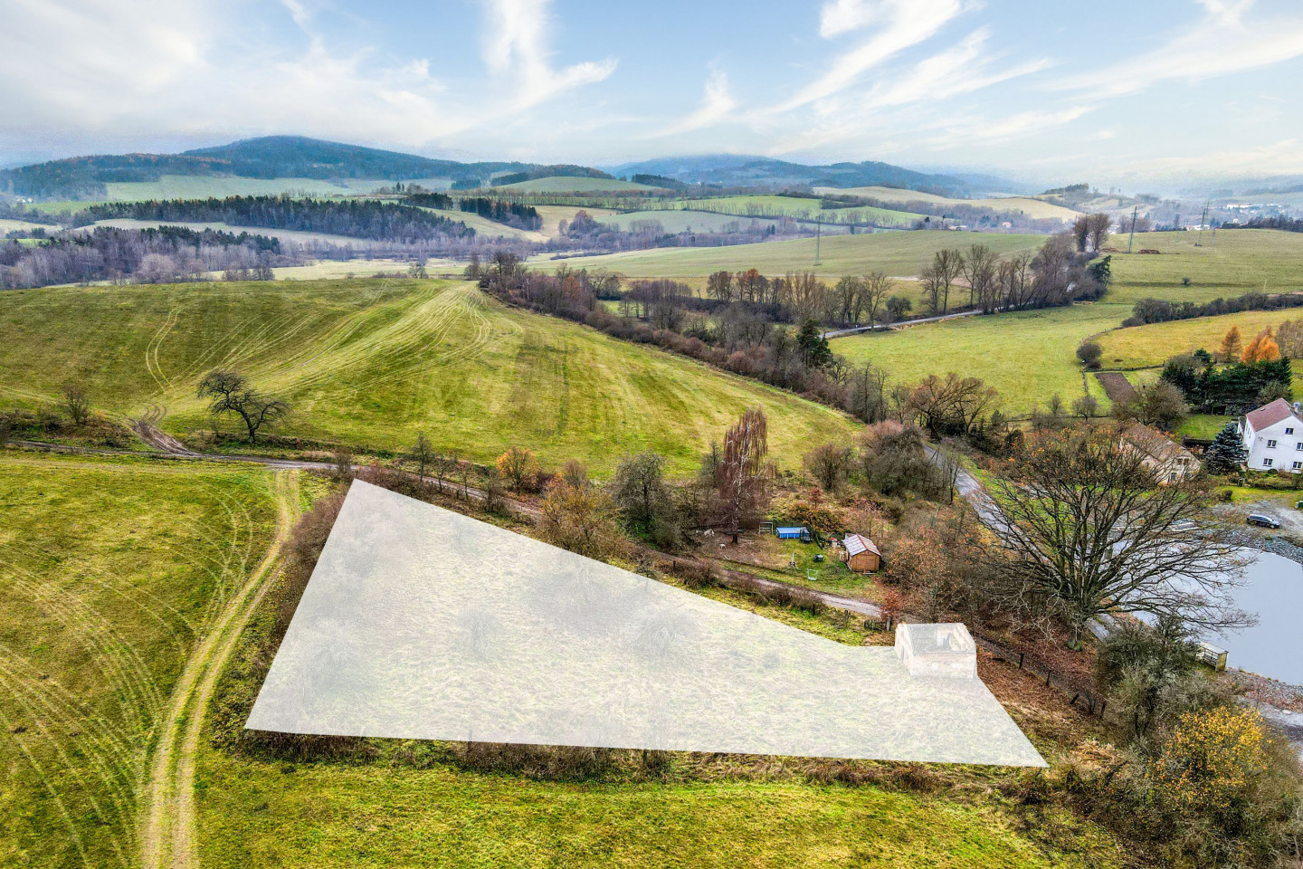 Prodej pozemku k bydlení, 1325 m², Bělá nad Radbuzou, Čečín